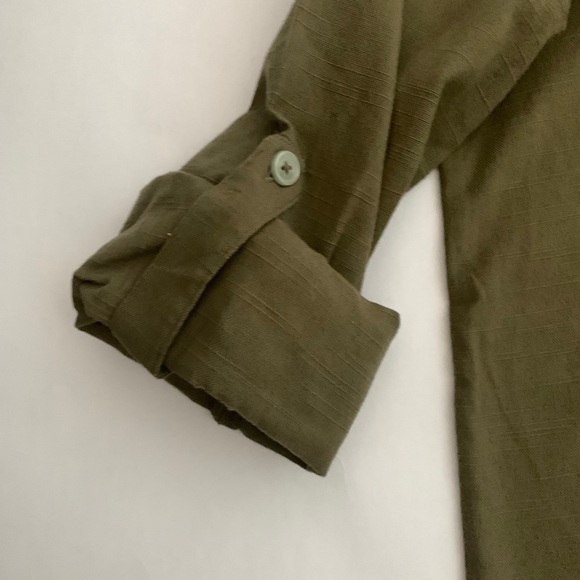 Billabong J502PMIL ARMY GRN Button Down - Picture 10 of 12